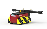 Custom tug MUV 4WD with rail attachment גורר חשמלי MUV-4WD עם מתאם ייעודי לקרונות רכבת - מופעל שלט רדיו